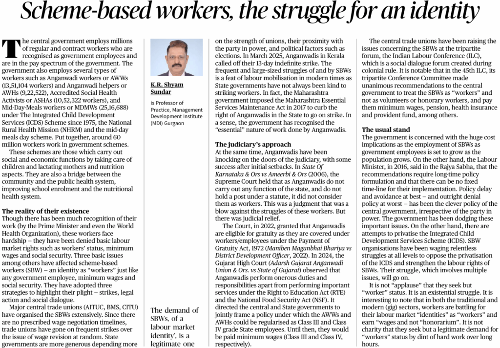 Scheme based workers