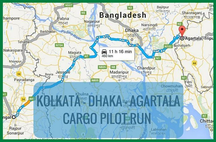 Cargo Movement from Kolkata to the Northeast