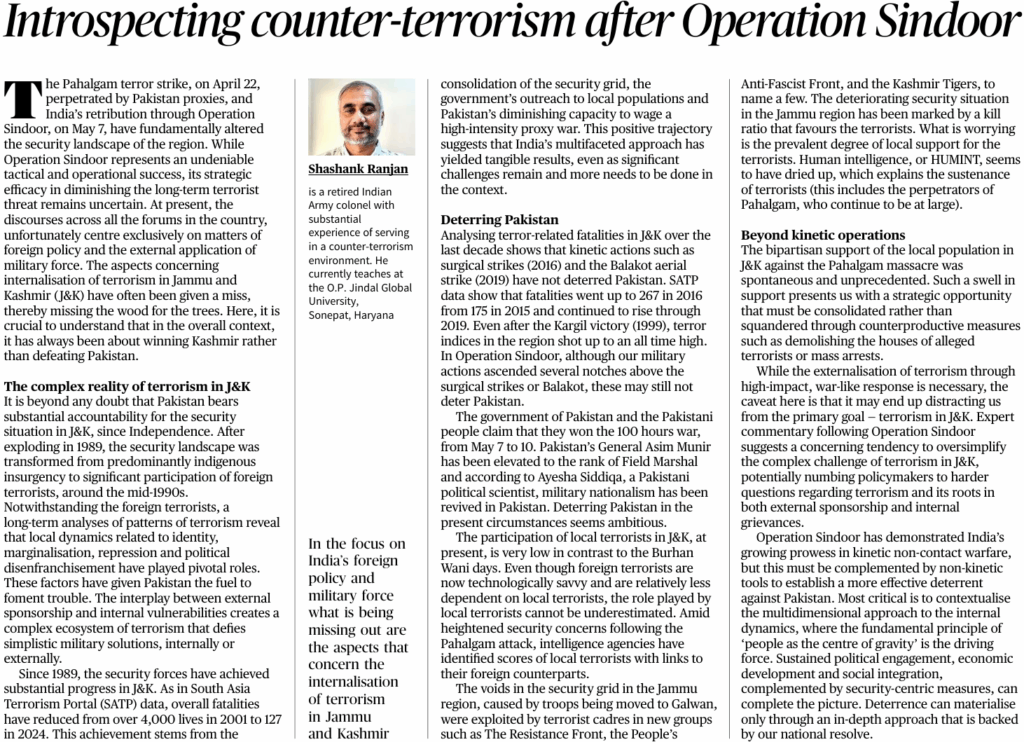 Counter terrorism