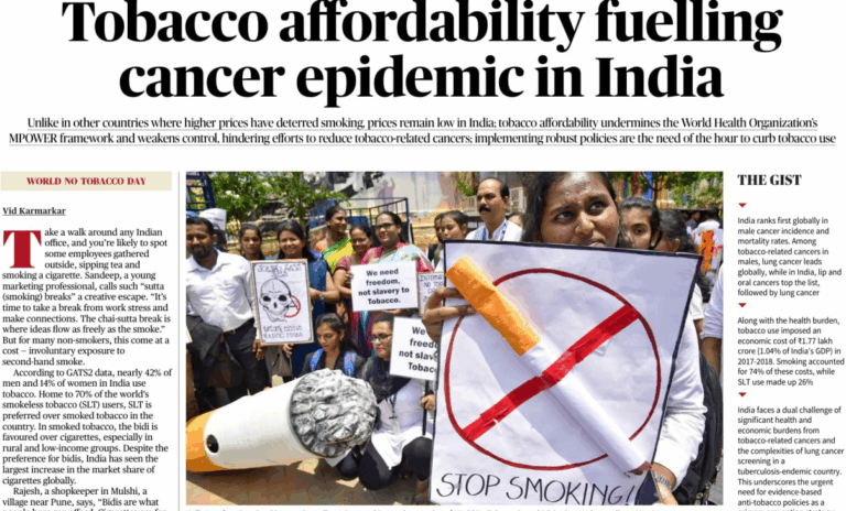 tobacco affordability in India