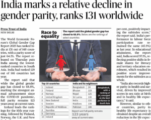 Global Gender Gap Report
